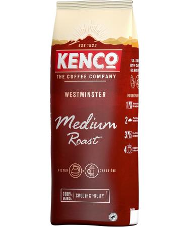 Kenco Westminster Medium Roast Ground Filter Coffee - 1 x 1kg Bag - Buy Online on GoSupps.com