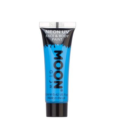 Moon Glow - 12ml Neon UV Face & Body Paint - Intense Blue - Buy Online on GoSupps.com