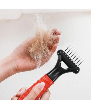 Auch 4 Pieces Dog Dematting Comb Poodle Brushes for Grooming Pet Cat Cleaning Slicker Brush Pet Steel Comb Pet Grooming Tool Dematting Comb for Removing Hair Knots Dogs Pets (4 Dematting Comb) - Buy Online on GoSupps.com