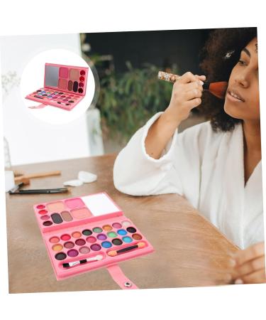 33-Piece Makeup Palette & Eyeshadow Toys for Kids | Blush Pan Cosmetic Bag | Ideal Gift for Girls - Buy Online on GoSupps.com