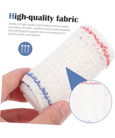 FRCOLOR 5pcs Cohesive Grip Tape - Elastic Medical Wrapping & Non-Reflective Tape for Feet - Red & Blue Line Spandex - Buy Online on GoSupps.com