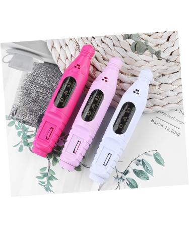minkissy driller Manicure tools major sander power tool nail tool polisher portable nail art gel power tools wireless hand wisking tool drill nail manicure 13.8*2.8cm Rosy - Buy Online on GoSupps.com