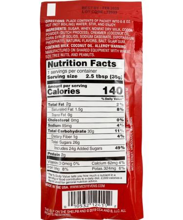 Belgian Milk Chocolate Spoons Individually Wrapped with Mini Dehydrated Marshmallows and Individual Packets of Cocoa Powder Holiday Stocking Stuffers Pack of54 1.25 Ounces Each - Buy Online on GoSupps.com