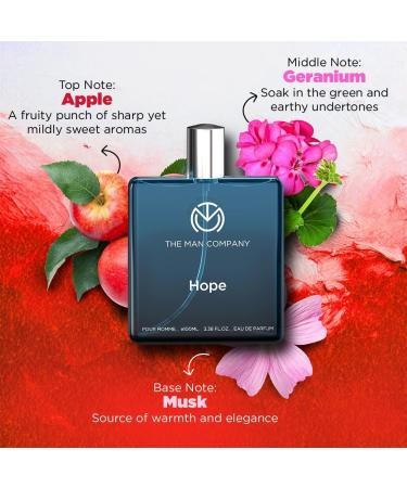 Th.e M.an Co.mpa.ny Hope Long Lasting Perfume for Men - 100ml | Premium Long-Lasting Smell Fragrance | EDP for Men (Eau De Parfum) | Perfume for Man | Special Unique Gift for Men | - Buy Online on GoSupps.com