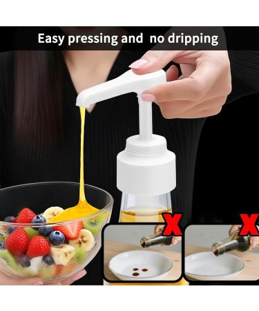 HENGBIRD 2 pi ces 10ml Pompe Sirop Pompe Sirop Compatible Monin 0.7L/1L Pompe pour Sirop R utilisable avec 4 Tubes Pompe Monin pour Bouteille de Sirop Caf Bar ou Maison - Buy Online on GoSupps.com