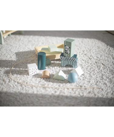 Eichhorn Construction Wagon with 11 Building Blocks - Pull-Along Toy for Kids 12 Pieces 18x17.5 cm Ideal for Ages 1+ - International Shipping Available - Buy Online on GoSupps.com