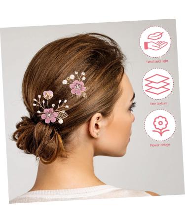 FRCOLOR 1 Set Golden Leaf Hair Comb Hair Ornaments Handmade Bridal Headdress Flower Insert Comb Hair Accessories Set Hair Accessories for Hair Accessories for Women Flower Hair Combs - Buy Online on GoSupps.com