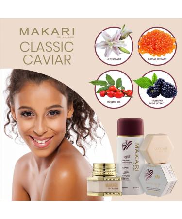 Makari Caviar Hydrating Face Cream (1 oz) - Nourishing, Hydrating, and Firming Formula for Sun-Damaged Skin | Fade Wrinkles, Spots, and Marks | Ideal for Dry, Normal, Aging, and Maturing Skin - Buy Online on GoSupps.com