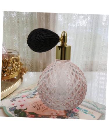 MAGICLULU 3 Sets Perfume Bottle Valentines Day Perfume Mister Vintage Small Perfume Style Pump Cologne Clear Mini Perfumes Makeup Oil Put Scent Old Pink Glass Travel Bulb Crystal - Buy Online on GoSupps.com