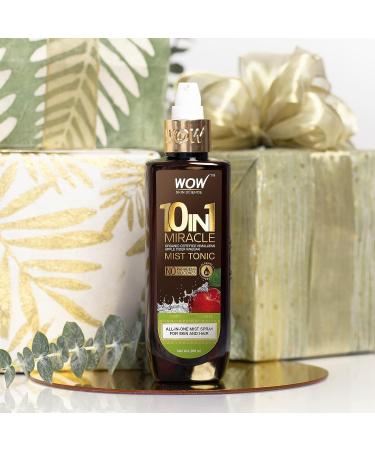 Wow Skin Science Apple Cider Vinegar Facial Toner - Natural Face, Hair & Body Mist - Hydrating Rose Water Spray - 6.8 OZ - Buy Online on GoSupps.com