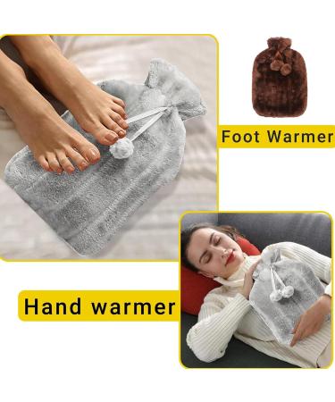 Safe & Durable Hot Water Bottle with Soft Cover | Ideal for Adults & Children | Perfect for Family Use - International Shipping Available - Buy Online on GoSupps.com