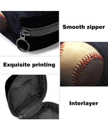 GIAPB Period Bag Sanitary Napkin Storage Bag Pad Holder for Period Makeup Pouch Vintage Baseball Pattern Color3610 - Buy Online on GoSupps.com