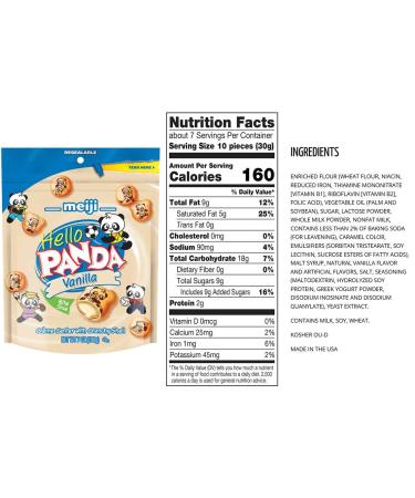 Hello Panda Cookies 4-Flavor Variety Pack - 28 Ounce (Pack of 4) - Buy Online on GoSupps.com