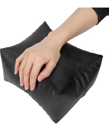 Nail Art Hand Pillow Relieve Hand Fatigue Nail Hand Rest Cushion Waterproof for Pedicure for Nail Salon(Black) - Buy Online on GoSupps.com