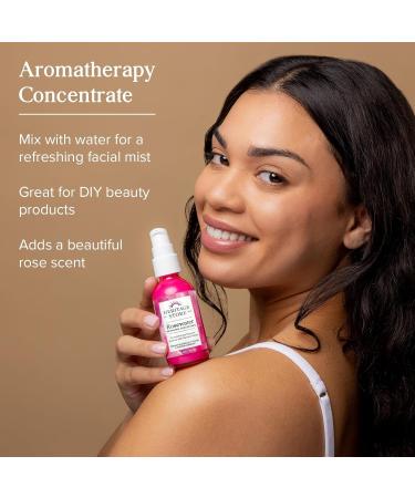 HERITAGE STORE Rosewater Concentrate - Hydrating Face Mist & Aromatherapy Essence with Damask Rose - Vegan Hypoallergenic 60-Day Guarantee - 2oz - Buy Online on GoSupps.com