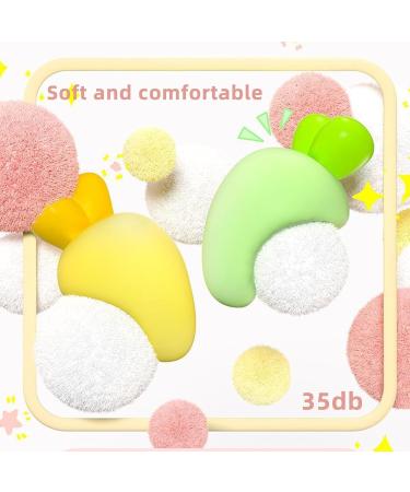 Creative Radish Shape Foam Earplugs - Noise Cancelling 38dB SNR 31dB NRR - 3 Pairs for Sleeping Travel Shooting & Working - Blue-C One Size - Buy Online on GoSupps.com