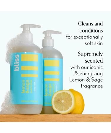 Bliss Grapefruit & Aloe Body Butter Lemon & Sage Body Scrub and Soapy Suds Body Wash Trio - Ultra-Hydrating Moisturizer Exfoliating Scrub & Refreshing Cleanser for Soft Radiant Skin - Buy Online on GoSupps.com