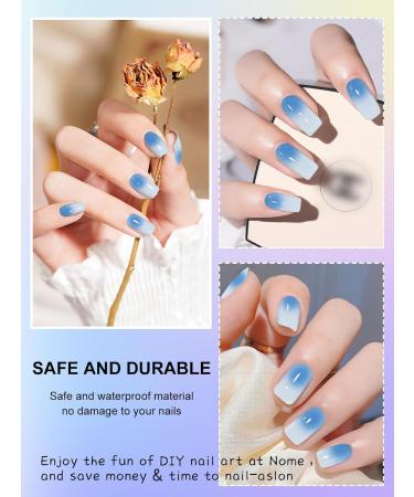 Kalolary Gel Nail Polish Strips - Full Nail Wraps Decal Set with Nail File - UV/LED Lamp Required - Nail Art Sticker for Women and Girls - Buy Online on GoSupps.com