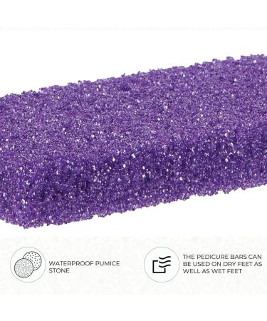 Pumice Stone for Feet Exfoliation - 10 Pcs, Dual Sided Foot Scrub for Hard Skin & Callus Removal - Ideal for Home & Salon Use - Buy Online on GoSupps.com