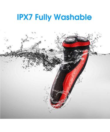 KEMEI Men's Rotary Cordless Razor - 3D Electric Rechargeable Waterproof Beard & Sideburn Trimmer - Buy Online on GoSupps.com