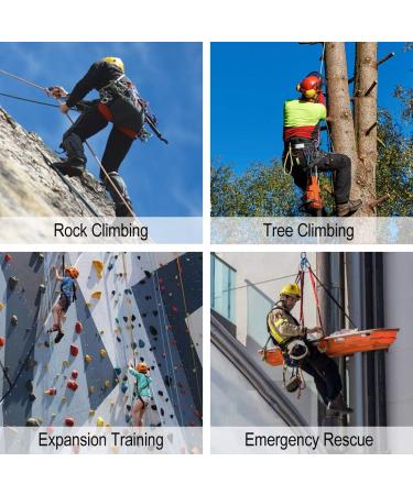 NewDoar Foot Ascender Loop for Climbing - Black Red | Tree Arborist Gear - Buy Online on GoSupps.com