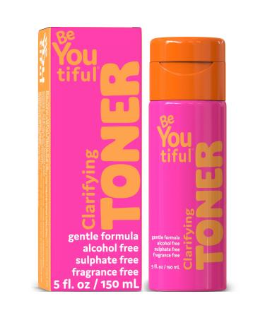 Clarifying Facial Toner by BeYouTiful Kids Skin Care Face Toner for Balanced Skin Hydrating and Refreshing Facial Toner for Girls and Boys Skin Care for Teens 4.0 fl oz.
