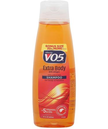 Alberto VO5 Extra Body Volumizing Shampoo & Conditioner Set | 15 oz Shampoo & 12.5 oz Conditioner | Add Volume to Hair | Bonus Loofah Sponge Included | International Shipping Available - Buy Online on GoSupps.com