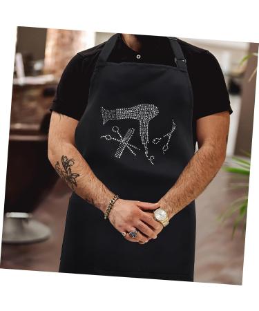 Ipetboom Polyester Halter Neck Apron Hair Treatment Apron Adjustable Strap Hair Stylist Aprons Polyester Apron Barber Working Apron Adjustable Apron Hairdresser Apron Miss Shawl Printing - Buy Online on GoSupps.com