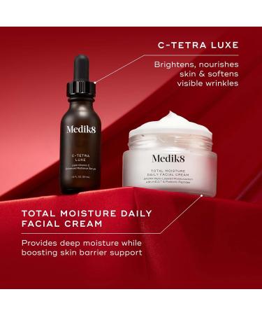 Medik8 Radiance Wrapped Kit - Vitamin C Serum for Face - Facial Cream for Women and Men - Hydrating Peptide Face Moisturizer - 2 pc - Buy Online on GoSupps.com