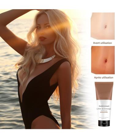  G n rique Tanning Cream - Light Tanning Sunscreen | Effortless Fast Tanning Accelerator | Radiant and Tanned Skin for Body | Dark Self-Tanning Face and Body - Buy Online on GoSupps.com