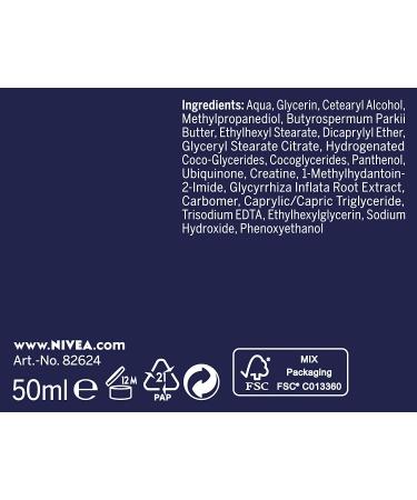 Nivea Q10 Anti-Wrinkle Night Care Cream (2 Pack) - Moisturizing Night Cream with Pure Q10 & Suitian Extract for Sensitive Skin - 50 ml Each - International Shipping Available - Buy Online on GoSupps.com