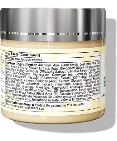 Dermoia Manuka Honey Cream for Seborrheic Dermatitis, Eczema, Psoriasis, Shingles - Soothes Dry, Irritated Skin - Face & Body Relief - 4oz - Buy Online on GoSupps.com