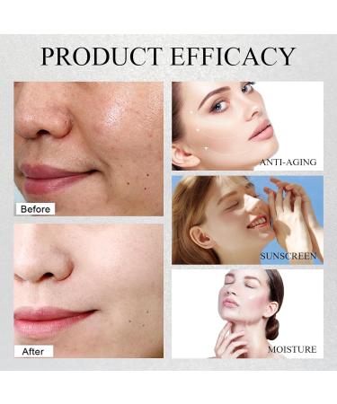 Anti-Aging Tinted Moisturizer 2 Bottles Anti-Aging Foundation for Women Face Serum with Light Coverage and Transparent Universal Shade (50ml) - Buy Online on GoSupps.com