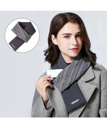 Tophomer Heated Scarf - USB Neck Warmer with 3 Heat Settings | Cold Weather Protection for Outdoor Activities | Winter Essential in White - Buy Online on GoSupps.com