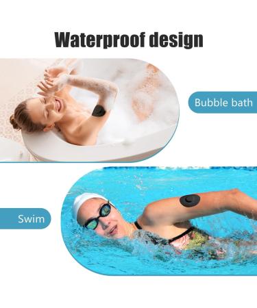 Freestyle Libre 2 Sensor Patches - 40 Packs Freestyle Libre 2 Sensor Covers Waterproof Adhesive Patches CGM Patches Without Glue by YOUSHARES (Black) - Buy Online on GoSupps.com