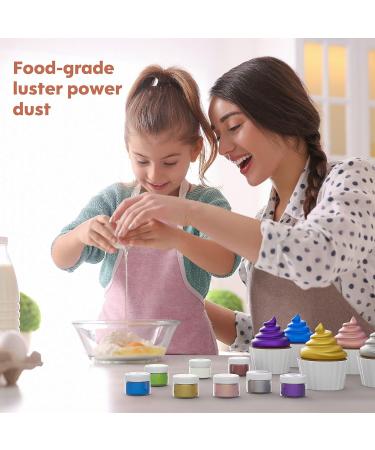 Wwtop Edible Glitter Set - 8 Vibrant Colors for Drinks & Food Decoration | Perfect for Cocktails Cakes & Fondant - 5g - Buy Online on GoSupps.com