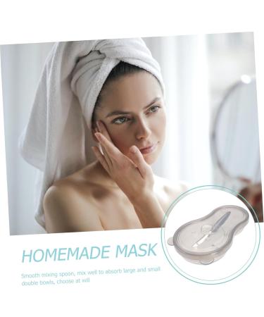 Housoutil 3 Sets Bowl Brush Diy Tools Scraper Tool Facial Mud Brush Facial Bowls Silicone Mixing Bowl Makeup Gadgets Bowl Diy Bowl Self Made Spoon Pp - Buy Online on GoSupps.com