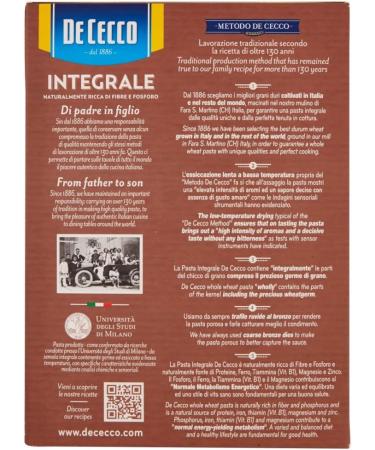  Italian Gourmet E.R. Pack of 10 Cecco Fusilli Giganti Integrali Pasta No. 234 Italian Pasta 500 g + Pulpa Italian Gourmet 400 g - Buy Online on GoSupps.com
