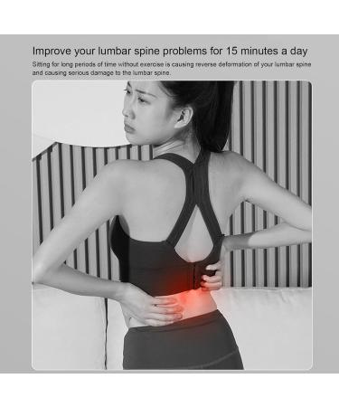 Adjustable Lumbar Spine Stretcher for Lower Back Relief | 3-Stage Support & Massage Tool - Back Stretch Pillow - Buy Online on GoSupps.com