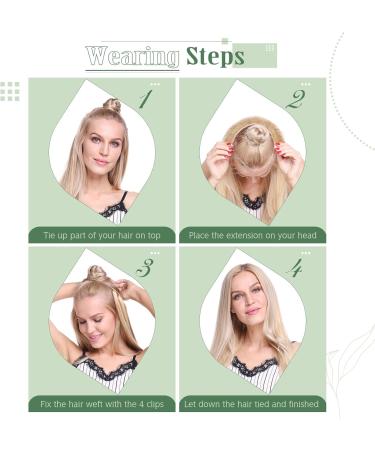 Elailite Secret Wire Hair Extension Invisible Headband With Clips One Piece Real Human Hair Straight (#06 Light Brown 18 Inch (95 g)) 18 Inch (95 g) #06 Light Brown - Buy Online on GoSupps.com