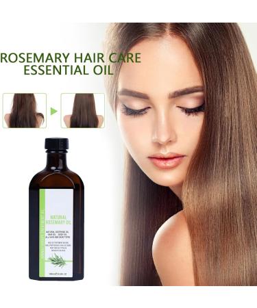  JPSDOWS Rosemary Hair Oil | 100ml Organic Rosemary Oil - Essential vegetable rosemary oil natural organic rosemary vegetable oil anti-hair loss stimulates the - Buy Online on GoSupps.com