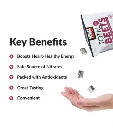 Force Factor Total Beets Energy Chews - Acai Berry Antioxidants, 325mg, 60 Count - Buy Online on GoSupps.com