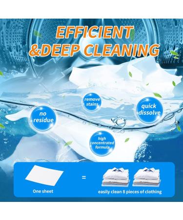 NATRUTH Natural Laundry Detergent Sheets - 35 Fresh Scented Biodegradable Strips for 70 Loads - Travel-Friendly & Plastic-Free - Buy Online on GoSupps.com