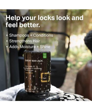 Every Man Jack Sea Salt Body Set - Men's Bath & Body Gift Set | Clean Ingredients Refreshing Scent Body Wash 2-in-1 Shampoo Deodorant & Face Wash - Buy Online on GoSupps.com