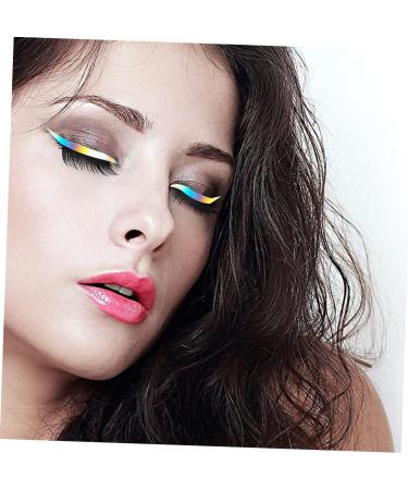  Didiseaon Didiseaon 12 Sets Colored Eyeliner Stickers Eyeliner Strip Sticker Eye Line Sticker Eye Makeup Sticker Beauty Supply Women Makeup Sticker - Buy Online on GoSupps.com