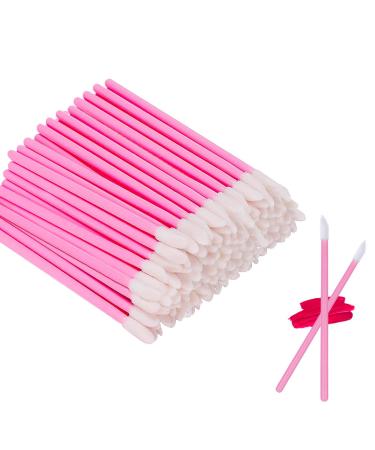 100 Pcs Lip Brushes Disposable Lipstick Brush Lip Gloss Concealer Applicators Lipgloss Wands for Makeup (Pink) - Buy Online on GoSupps.com