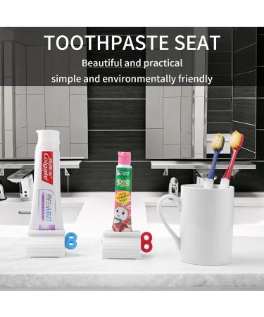 Buy 3 x Toothpaste Squeezer & Seat Holder - Essential Bathroom Accessories (Red) | International Shipping Available - Buy Online on GoSupps.com