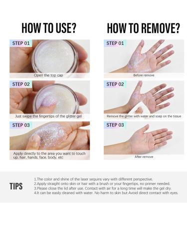  SOYDAN Shining Highlighter - Shimmer Hair Gel Face and Body for Glow New Body Makeup Products for Parties Bars Travel Performance Dance Date Soydan - Buy Online on GoSupps.com