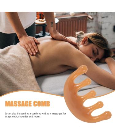 Seword Massage Comb - Wide Tooth Hairbrush for Scalp Massage | International Shipping Available - Buy Online on GoSupps.com