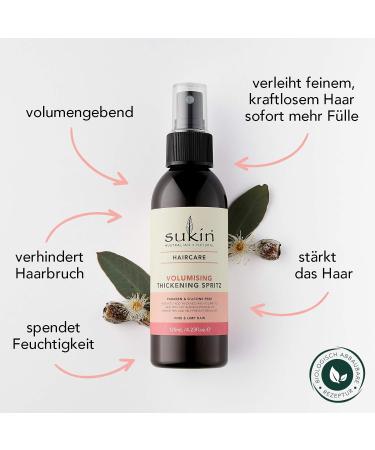Sukin Australian Natural Sukin Volumising Strengthening Spray 125ml (Pack of 1) - Buy Online on GoSupps.com
